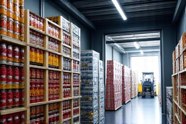 Consolidated beverage distribution route across Southeast region